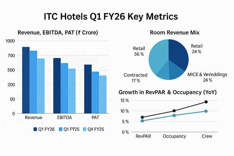 ITC Hotels Q1 FY26 Results: Record Performance, Robust Growth, and Long-Term Outlook